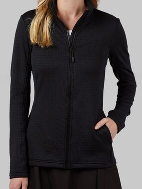 32 Degrees Heat NWT Black Full-Zip Mock Neck Active Thermal Jacket Women’s Small